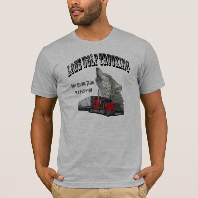 Lone Wolf Trucking T-Shirt (Front)