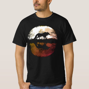 Lone Wolf Under the Full Moon T-Shirt