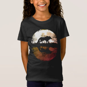Lone Wolf Under the Full Moon T-Shirt