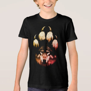 Lone Wolf. Wild Soul Tri-Blend Shirt