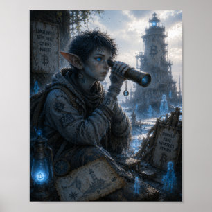 Loneliness / Observer / Ruined Lighthouse Poster