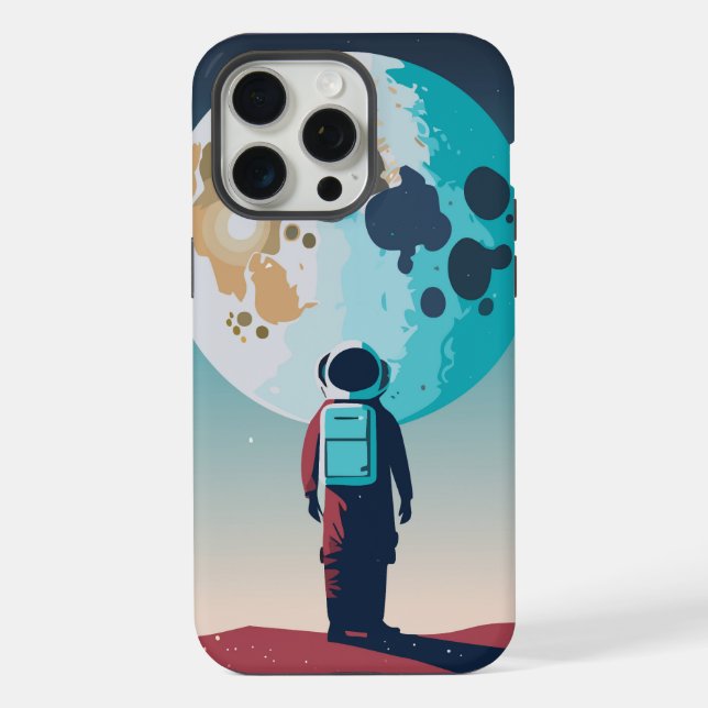 Lonely Astronaut iPhone Case (Back)