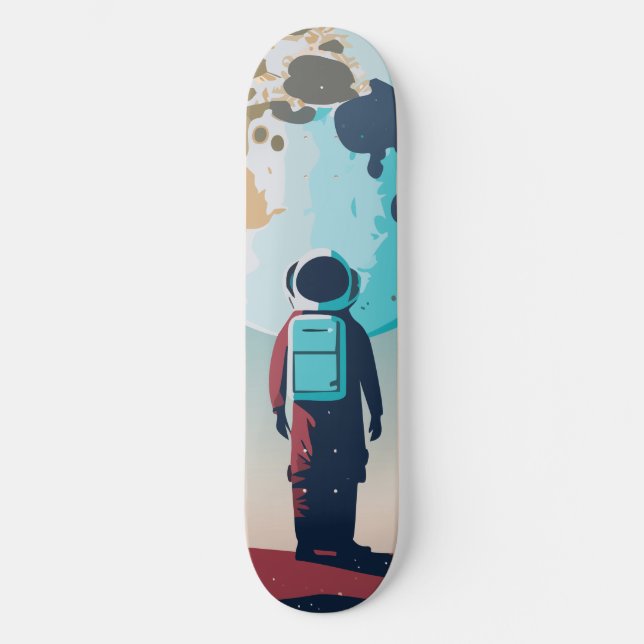 Lonely Astronaut Skateboard (Front)