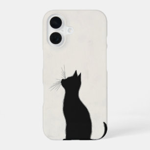 Lonely Cat Reflections iPhone 16 Case
