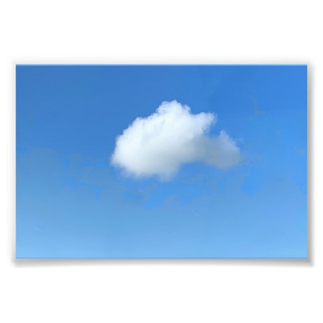 Lonely Cloud  Photo Print (Front)