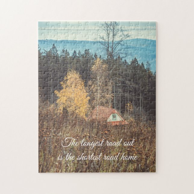 Lonely Cottage Jigsaw Puzzle (Vertical)