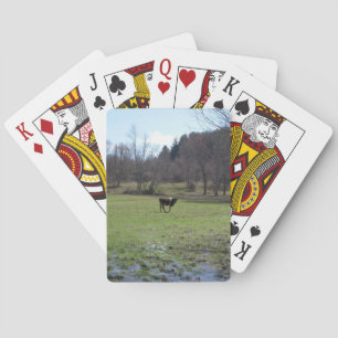 Lonely Cow Playing Cards