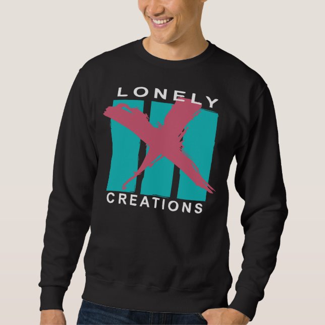 LONELY CREATIONS PINK AND BLUE SWEATSHIRT (Front)