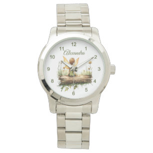 Lonely Fairy Sitting on a Log Watch