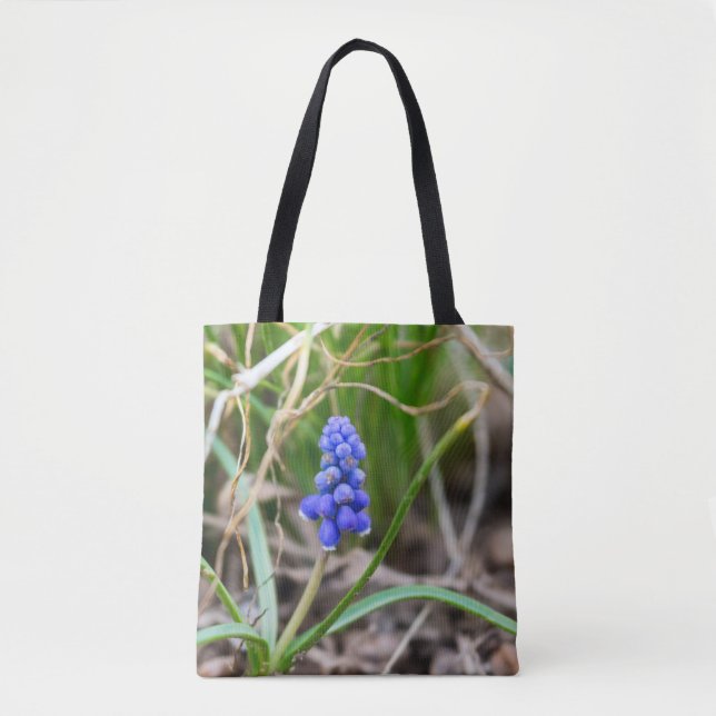 Lonely Grape Hyacinth Tote Bag (Front)