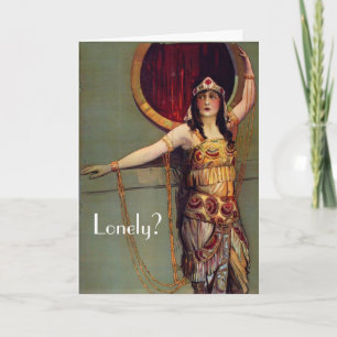 Lonely?  Greeting Card