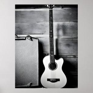 Lonely guitar poster