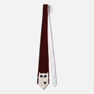 Lonely Hearts Cat Tie