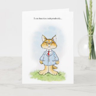Lonely Kitty Card
