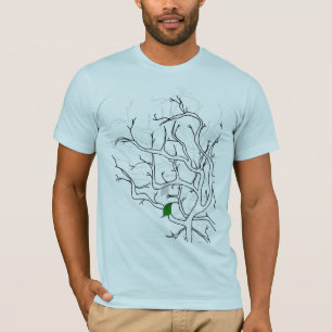 lonely leaf baby blue T-Shirt