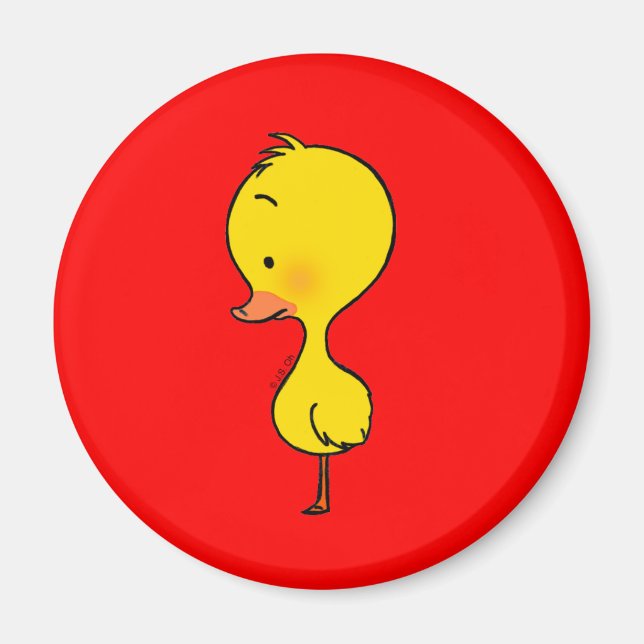Lonely little duckling magnet (Front)