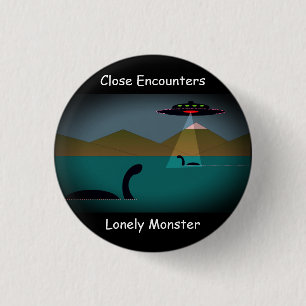 Lonely Monster Cartoon Badge Mark 1 (1.25")