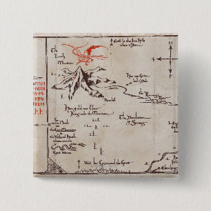 Lonely Mountain 15 Cm Square Badge