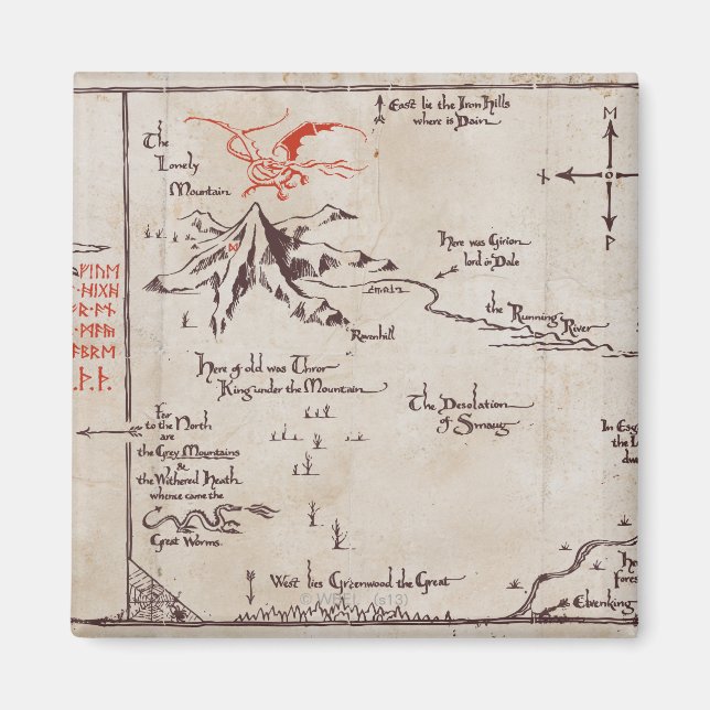 Lonely Mountain Magnet (Front)