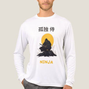 Lonely Ninja Samurai Art Design Tri-Blend Shirt