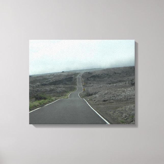 Lonely Road Canvas Print (Front)