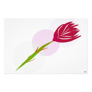 LONELY ROSE PHOTO PRINT