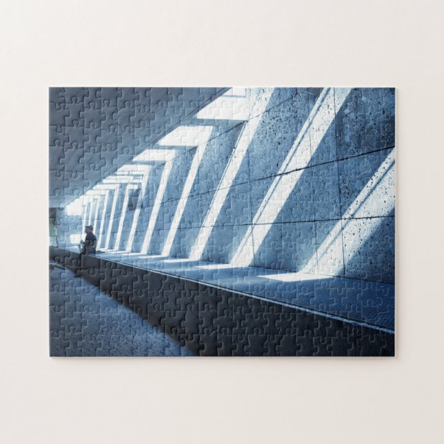 Lonely Saxophone Player - 11x14 - 252 pcs Jigsaw Puzzle (Horizontal)