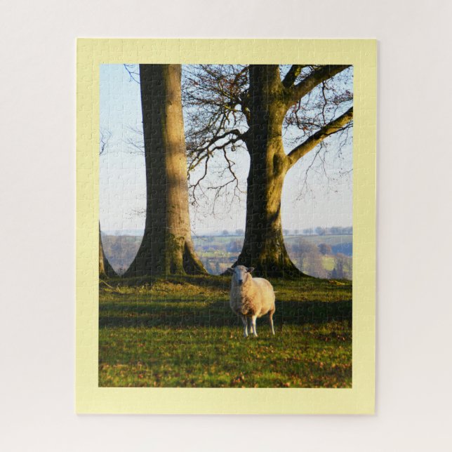 Lonely sheep jigsaw puzzle (Vertical)