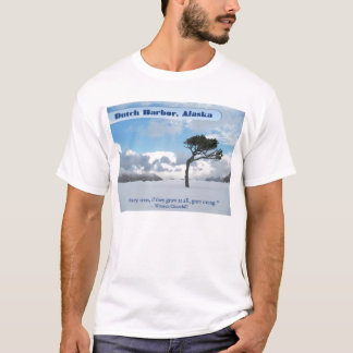 Lonely Tree, Dutch Harbour, Alaska T-Shirt