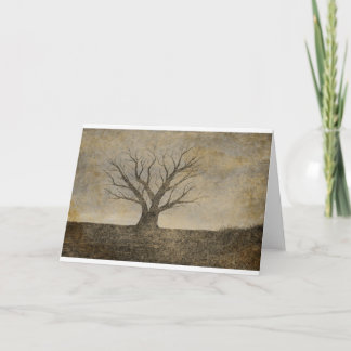 Lonely Tree Greeting Card