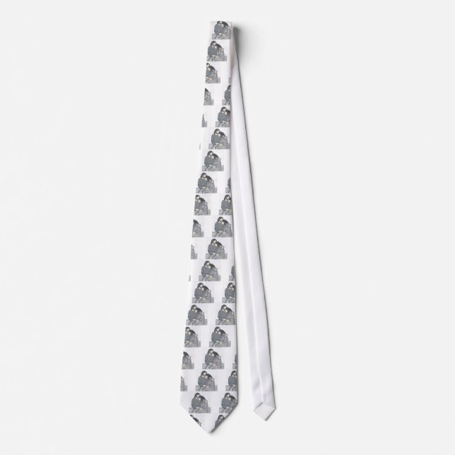 Lonely woman meets God Tie (Front)