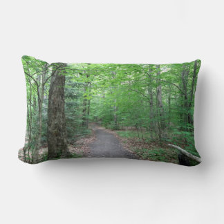 Lonesome Lake Trail in New Hampshire Lumbar Cushion