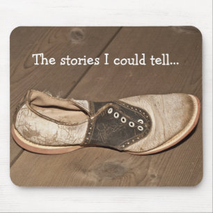 Long-Abandoned Saddle Shoe Mouse Pad
