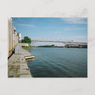 Long-Allen Bridge over the Red River Postcard