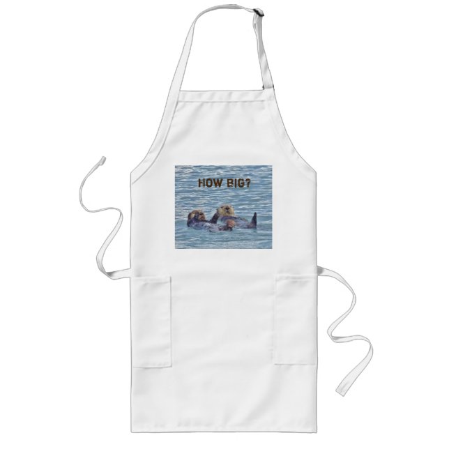 Long Apron w/ sea otters (Front)