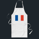 Long apron with French flag<br><div class="desc">Long apron with French flag</div>