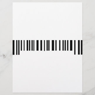 long bar code label icon