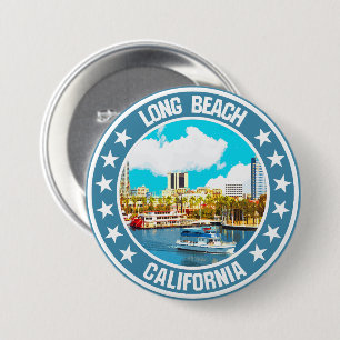 Long Beach                                         7.5 Cm Round Badge