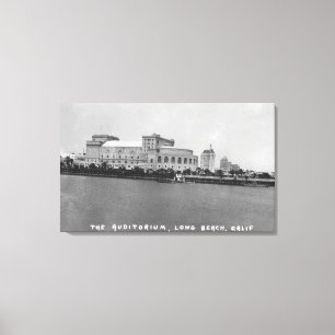 Long Beach, California Auditorium View Photograp Canvas Print