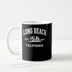 Long Beach California CA vintage State Athletic St Coffee Mug