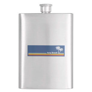 Long Beach, California Hip Flask
