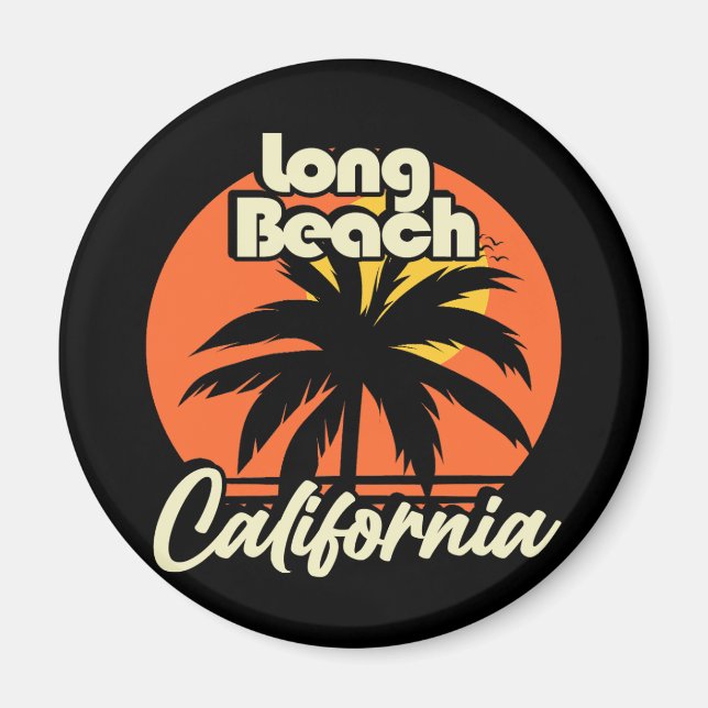 Long Beach California Magnet (Front)