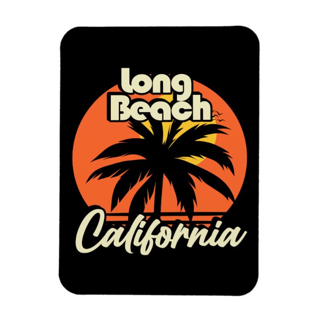 Long Beach California Magnet (Vertical)