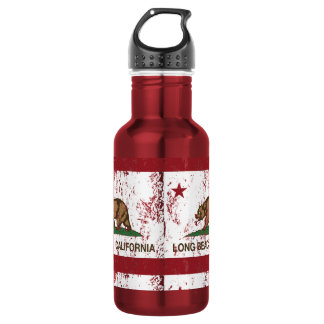 Long Beach California Republic Flag 532 Ml Water Bottle