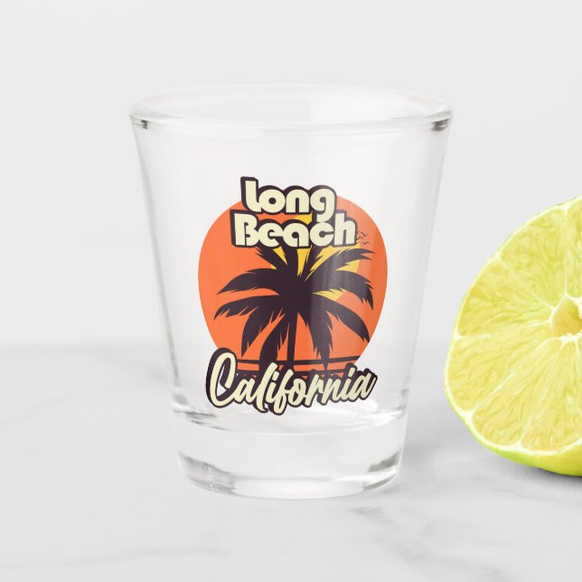 Long Beach California Shot Glass (Front)
