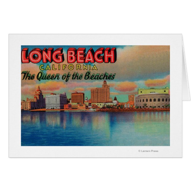 Long Beach, California - The Queen of Beaches (Front Horizontal)