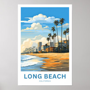 Long Beach California Travel Print