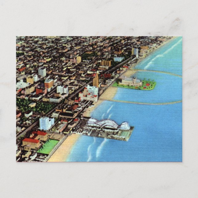 Long Beach California Vintage Postcard (Front)