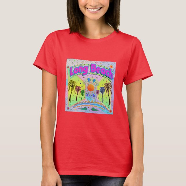 Long Beach Calm Desire T-Shirt (Front)