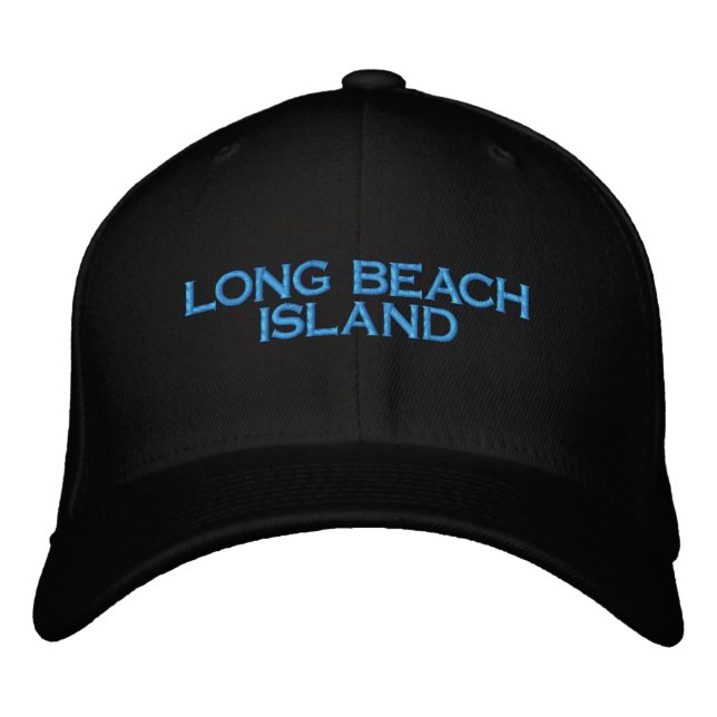 LONG BEACH ISLAND Embroidered Hat (Front)